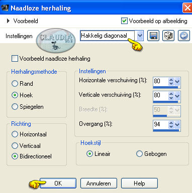 Effecten - Afbeeldingseffecten - Naadloze herhaling