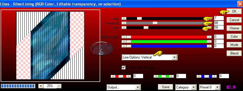 Effecten - Insteekfilters - AP 01 [Innovations] - Lines - SilverLining 