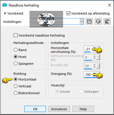 Effecten - Afbeeldingseffecten - Naadloze herhaling