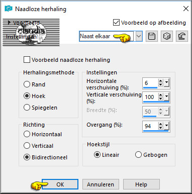 Effecten - Afbeeldingseffecten - Naadloze herhaling