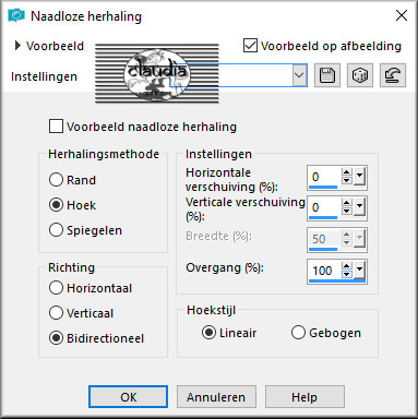 Effecten - Afbeeldingseffecten - Naadloze herhaling 