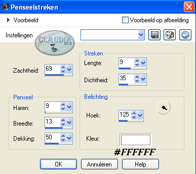 Effecten - Kunstzinnige effecten - Penseelstreken
