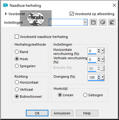 Effecten - Afbeeldingseffecten - Naadloze herhaling 