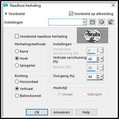 Effecten - Afbeeldingseffecten - Naadloze herhaling