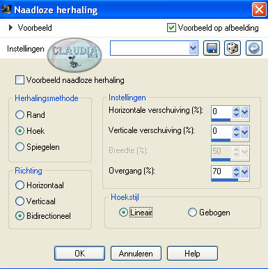 Effecten - Afbeeldingseffecten - Naadloze herhaling