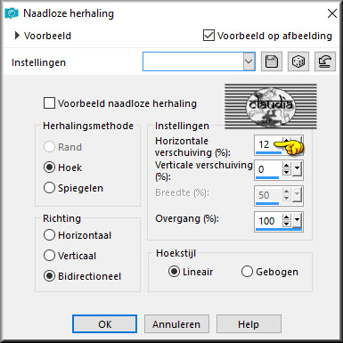 Effecten - Afbeeldingseffecten - Naadloze herhaling