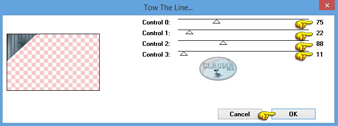 Effecten - Insteekfilters - Tramages - Tow The Line