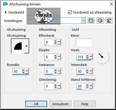 Effecten - Afbeeldingseffecten - Verschuiving