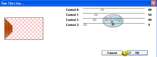 Instellingen filter Tramages - Tow The Line