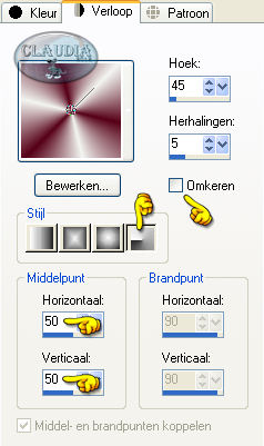 Instellingen Verloop