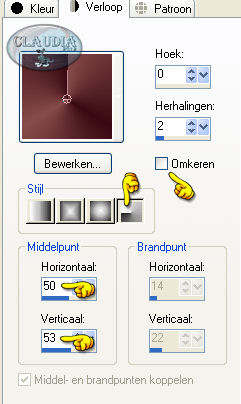 Instellingen Verloop