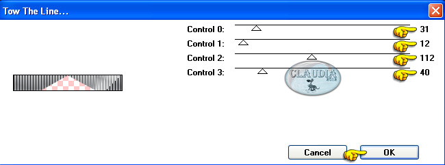 Instellingen filter Tramages - Tow The Line