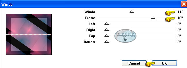 Instellingen filter Mock - Windo