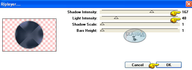 Instellingen filter Rorshack Filters - Ripleyer