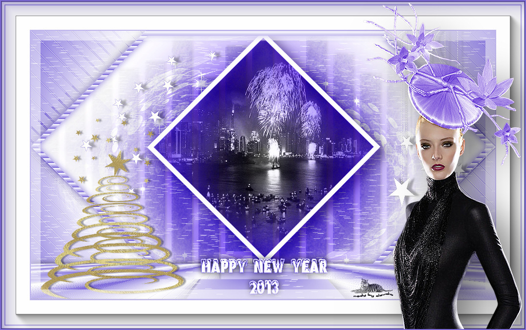 Les : Happy New Year 2013 van Linette
