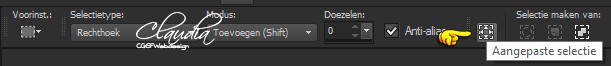 Selectiegereedschap - - Aangepaste selectie