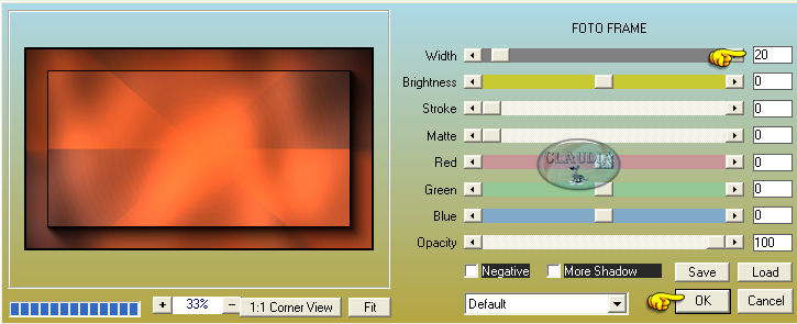 Instellingen filter AAA Frames - Foto Frame