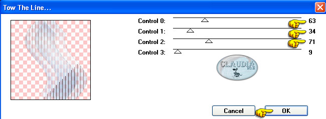 Instellingen filter Tramages - Tow The Line