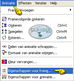 Animatie - Eigenschappen van frame