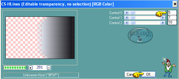 Instellingen filter Carolaine and Sensibility - CS-HLines