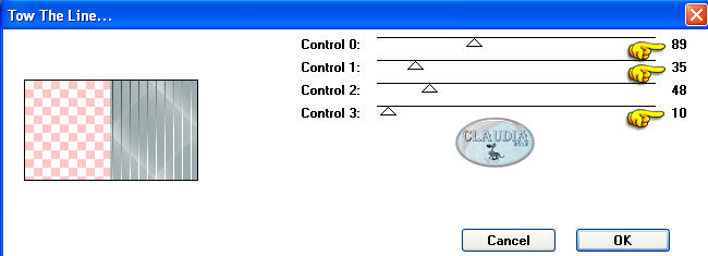 Instellingen filter Tramages - Tow The Line