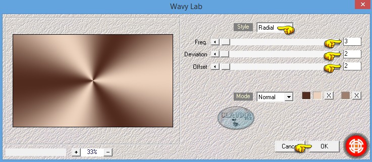 Instellingen filter Mehdi - Wavy Lab