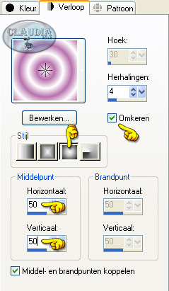 Instellingen Verloop