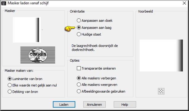 Lagen - Masker laden/opslaan - Masker laden vanaf schijf : mascara01