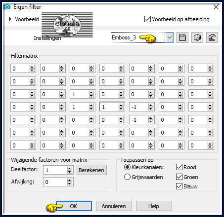 Effecten - Eigen filter - Emboss_3