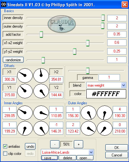 Effecten - Insteekfilters - Dragon Fly - Sinedots II 