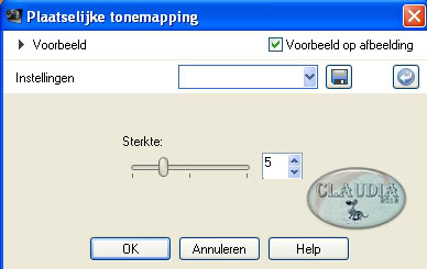 Aanpassen - Helderheid en Contrast - Verhelderen : in PSP 13 heet dit effect "Plaatselijke tonemapping" 