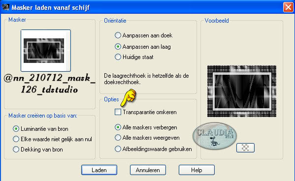 Lagen - Masker laden/opslaan - Masker laden vanaf schijf : @nn_210712_mask_126_tdstudio