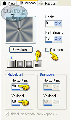 Instellingen verloop