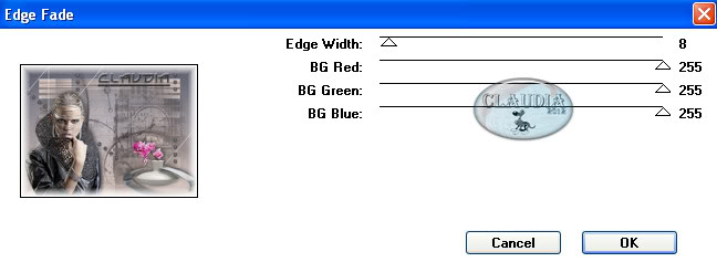 Instellingen filter ECWS