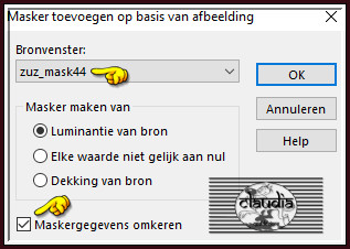 Lagen - Nieuwe maskerlaag - Uit afbeelding