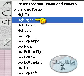 In het rolmenu kies je voor High Right