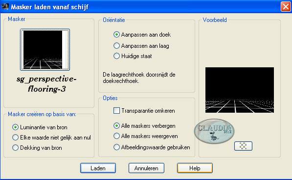 Masker laden vanaf schijf