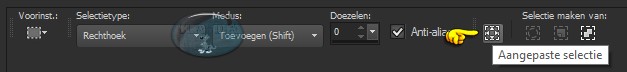 Selectiegereedschap - Aangepaste selectie
