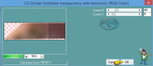 Instellingen filter Carolaine and Sensibility - CS DLines