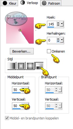 Instellingen Verloop