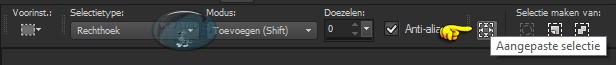 Selectiegereedschap (S) - Aangepaste selectie