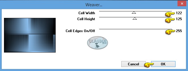 Instellingen filter Toadies - Weaver