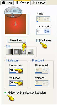 Instellingen Verloop