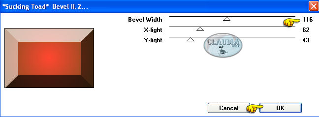 Instellingen filter Toadies - *Sucking Toad* Bevel II.2