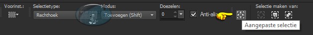 Selectiegereedschap - Aangepaste selectie