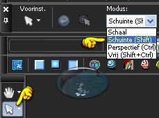 Instelling Modus Selectiegereedschap