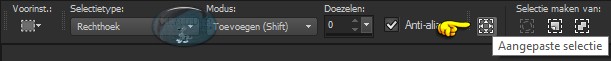 Selectiegereedschap (toets S) - Aangepaste selectie