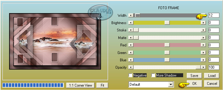 Instellingen filter AAA Frames - Foto Frame