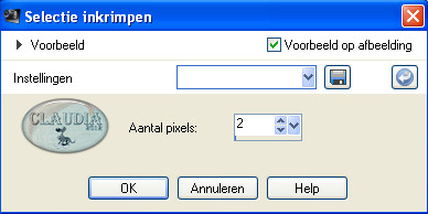 rimpen van selectie