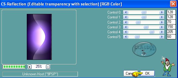 Instellingen filter Carolaine and Sensibility - CS-Reflection